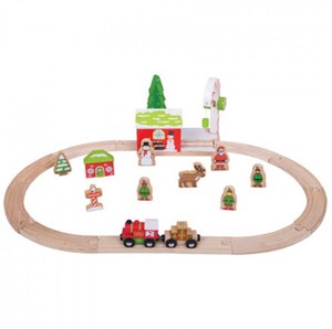 Bigjigs Winter Wonderland Train Set bigjigs kopen in de aanbieding