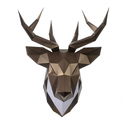 Wizardi Wizardi 3D Papercraft 55x40x30 cm Hert Metallic Bruin