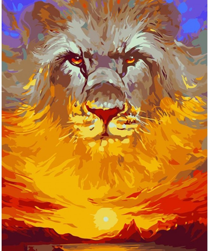 Wizardi Wizardi Schilderen op Nummer Narnia 40x50 cm