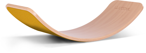 Wobbel Original Transparent lacquer felt Mustard (12)