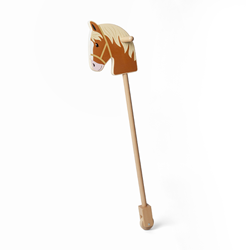 BigJigs houten hobbelpaard speelgoed - duurzaam houten stokpaard