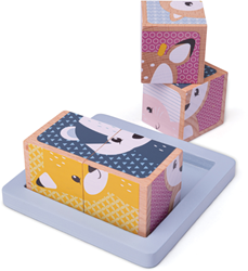 Bigjigs Houten Kubus Puzzel FSC 100%