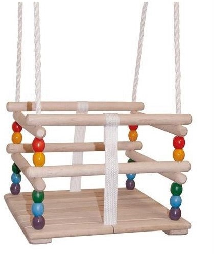 Woody Houten Baby peuter schommel zit 10315