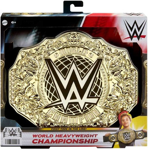 Mattel WWE kampioensgordel speelgoed - World Heavyweight Championship