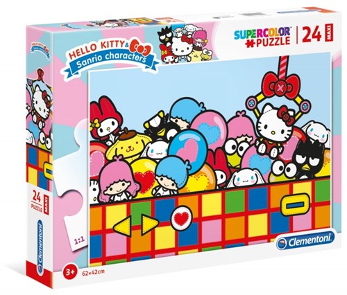 Clementoni legpuzzel - Hello Kitty - XXL stukjes - 24 stuks - karton-2