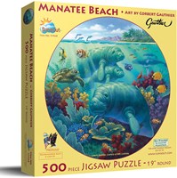 SunsOut puzzel XXL stukjes - Manatee Beach - 500 stukjes-2