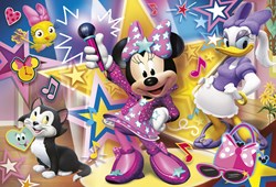 Clementoni puzzel - Minnie Mouse - 60 XXL stukjes - kleurrijk karton speelgoed