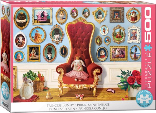 Eurographics puzzel Princess Bunny XXL stukken 500 stuks puzzel-2