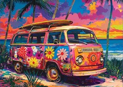 Eurographics puzzel - XXL Pieces VW Bayside Shawna Stewart 500 stukjes