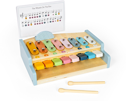BigJigs houten muziekinstrument Xylo Piano voor kinderen - educatief speelgoed