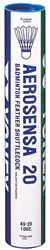 Yonex Aerosensa 20 Shuttles (Tube of 12) - White -