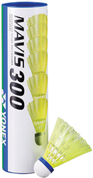 Yonex Mavis 300 Shuttles (Tube of 6) - Yellow -