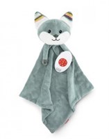 ZAZU knuffeldoekje baby Fox Felix blauw met hartslaggeluid