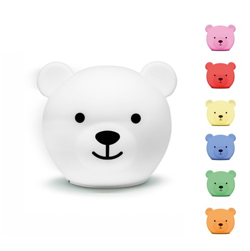 Zazu nachtlampje Bor de Beer multicolor LED kinderkamer USB