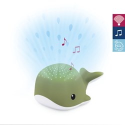 Zazu baby projector walvis groen - rustgevende lichtshow en geluiden
