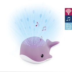 Zazu baby projector nachtlampje walvis rustgevende muziek paars